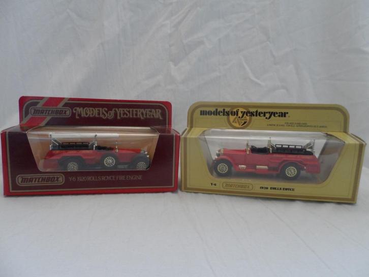 Matchbox Models of Yesteryear, Y-6 1920, Rolls Royce, Fire E, Hobby en Vrije tijd, Modelauto's | 1:43, Gebruikt, Overige typen