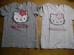 2 Hello Kitty t-shirts maat 110/116, Meisje, Gebruikt, Hello Kitty, Shirt of Longsleeve