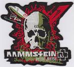 Rammstein Reise Reise stoffen opstrijk patch embleem #2, Verzamelen, Muziek, Artiesten en Beroemdheden, Verzenden, Nieuw, Kleding