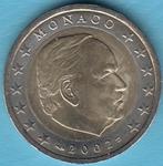 Monaco 2 euro Rainier III 2002 UNC in munthouder, Ophalen of Verzenden, Monaco, 2 euro, Losse munt