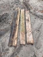 Gratis af te halen 3 keer houten planken / balken, Tuin en Terras, Palen, Balken en Planken, Gebruikt, Balken, Ophalen, 180 tot 250 cm