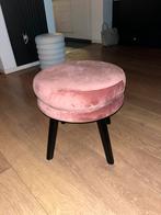 Mooie grote velvet poef, Ophalen of Verzenden, Zo goed als nieuw