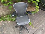 Herman Miller Aeron bureaustoel met antraciet onderstel, Ophalen, Gebruikt, Zwart, Bureaustoel