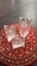 Kosta Boda Anna Erhner skyline set van 3 waxinelichthouders, Antiek en Kunst, Ophalen of Verzenden