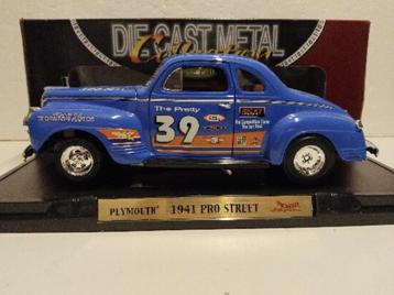 Plymouth 1941 Pro Street blue Signature metal 1:18 KRD beschikbaar voor biedingen