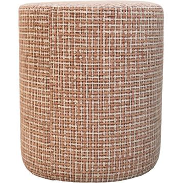 Luxe poef | terra beige beschikbaar voor biedingen