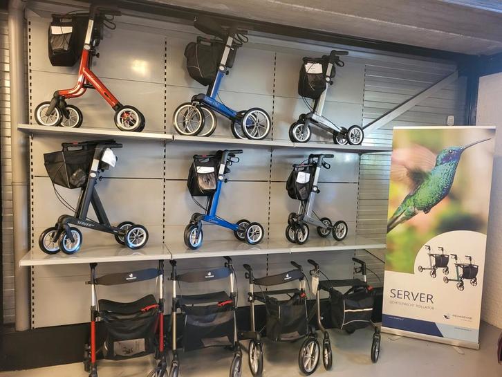 Div soorten Rollators en Scootmobielen Top Kwaliteit., Diversen, Rollators, Nieuw, Lichtgewicht, Ophalen