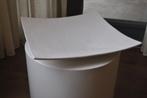 Schaal, Natuzzi Italy, keramiek, wit, 37 bij 37 cm, Gebruikt, Porselein of Keramiek, Schaal, Vierkant