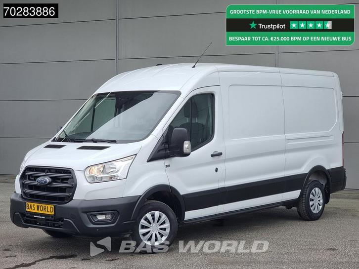 Ford Transit 130pk L3H2 Airco Cruise Parkeersensoren Euro6 L, Auto's, Bestelauto's, Bedrijf, Te koop, Airconditioning, Centrale vergrendeling