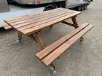 Picknicktafel 2 stuks beschikbaar, Ophalen, Zo goed als nieuw, Rechthoekig, Hout