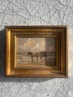 Schelpenvisser op het strand, Antiek en Kunst, Ophalen of Verzenden