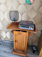 Oud badkamerkastje als platenspeler meubel, Huis en Inrichting, Kasten | Dressoirs, Ophalen, Minder dan 50 cm, Gebruikt, Vintage