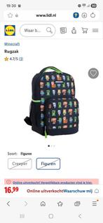 Minecraft rugzak, Sieraden, Tassen en Uiterlijk, Ophalen, Nieuw, Overige merken, 30 tot 45 cm