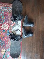 Burton snowboard (incl. Bindingen + schoenen), Sport en Fitness, Snowboarden, Ophalen, Gebruikt, Board