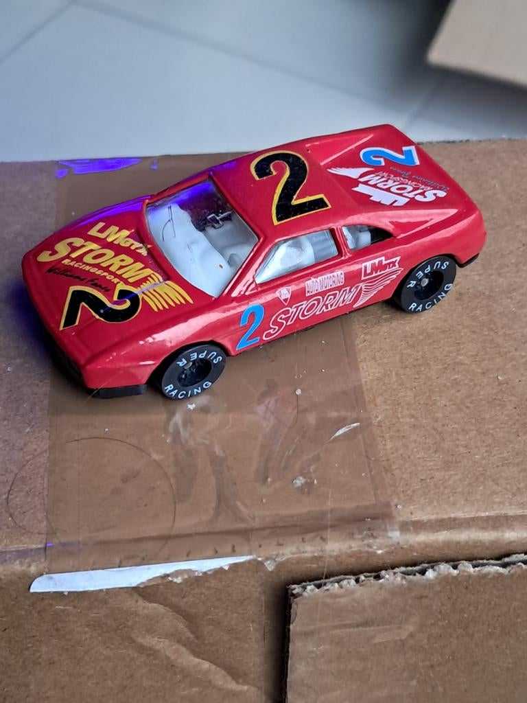 Made in China Ferrari 348 zeer licht bespeeld, Ophalen of Verzenden, Gebruikt, Auto