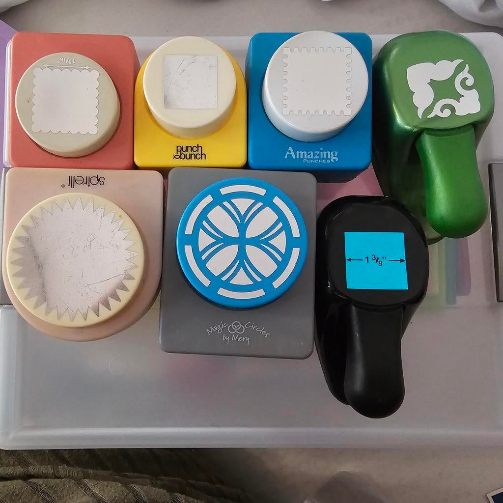 Papier Ponsen - 63 Stuks, Hobby en Vrije tijd, Ophalen of Verzenden, Gebruikt, Gereedschap of Toebehoren