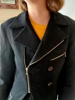 Elegante Gothic lange jas maat 40, Ophalen, Gedragen, Maat 38/40 (M), Zwart