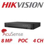 5MP Hikvision ColorVu AcuSense Hybrid PoC set/DVR + 2camera, Ophalen of Verzenden, Nieuw, Buitencamera