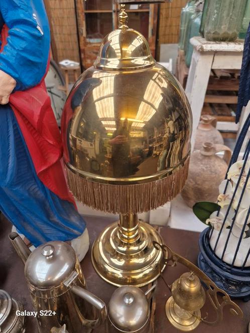 Tafellamp van koper, Antiek en Kunst, Antiek | Koper en Brons, Ophalen of Verzenden