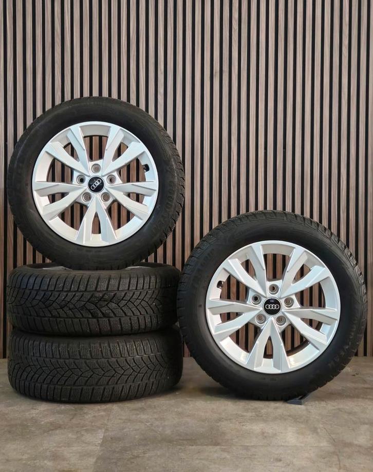 Nette 16" Orig AUDI A3 Velgen+GOEDE Winterbanden 5x112 A4 Tt, Auto-onderdelen, Banden en Velgen, Banden en Velgen, Winterbanden