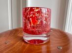 Design Vaas Cilinder van Fidrio RED COLOUR - glas., Huis en Inrichting, Woonaccessoires | Vazen, Glas, Ophalen