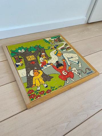 Educo houten puzzel 64 stukken schoolmateriaal beschikbaar voor biedingen