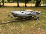 DSB Hypalon Rib Rubberboot met 15pk Johnson Motor, Watersport en Boten, Aluminium, Gebruikt, Benzine, Minder dan 70 pk