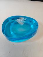 Murano Vincense Nason Glasobject - Oceaan Blauw, Schaal, Ophalen of Verzenden, Ovaal, Glas