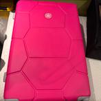 Roze Suitsuit Caretta Koffer Groot, Sieraden, Tassen en Uiterlijk, Koffers, Gebruikt, Hard kunststof, Slot, Ophalen of Verzenden