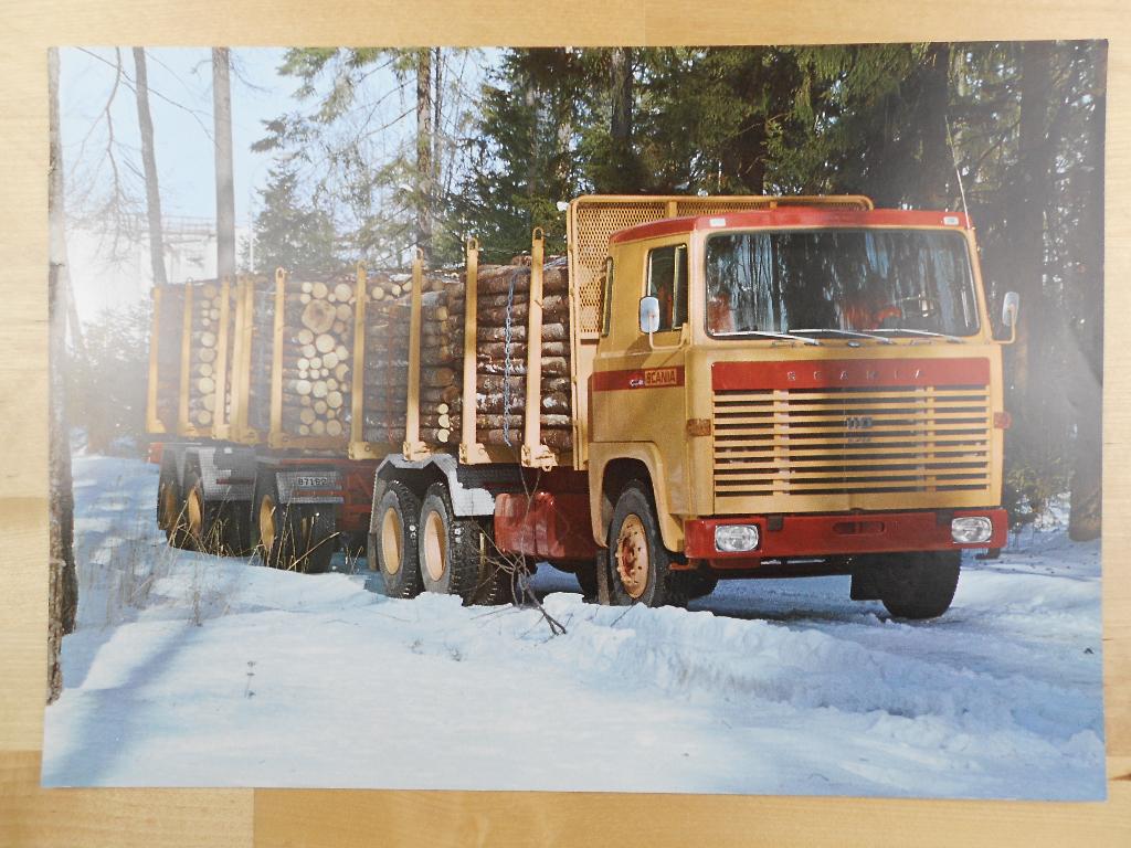 Scania LBT110 1970 Technische Specificatie Brochure LBT 110, Ophalen of Verzenden, Zo goed als nieuw, Overige merken, Scania