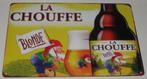 LA CHOUFFE BIER : Metalen Bord La Chouffe Blonde, Verzamelen, Biermerken, Nieuw, Overige merken, Reclamebord, Plaat of Schild