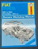 Werkplaatshandboek Fiat Panda 1981-1985, Ophalen of Verzenden, Gelezen
