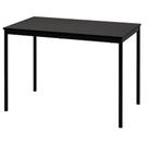 Ikea sandsberg tafel 110x67 zwart, Huis en Inrichting, Tafels | Eettafels, Ophalen, Gebruikt, 100 tot 150 cm, 50 tot 100 cm