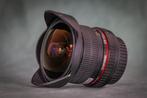 Samyang 12mm Fisheye lens canon, Ophalen of Verzenden, Zo goed als nieuw, Groothoek Fisheye-lens
