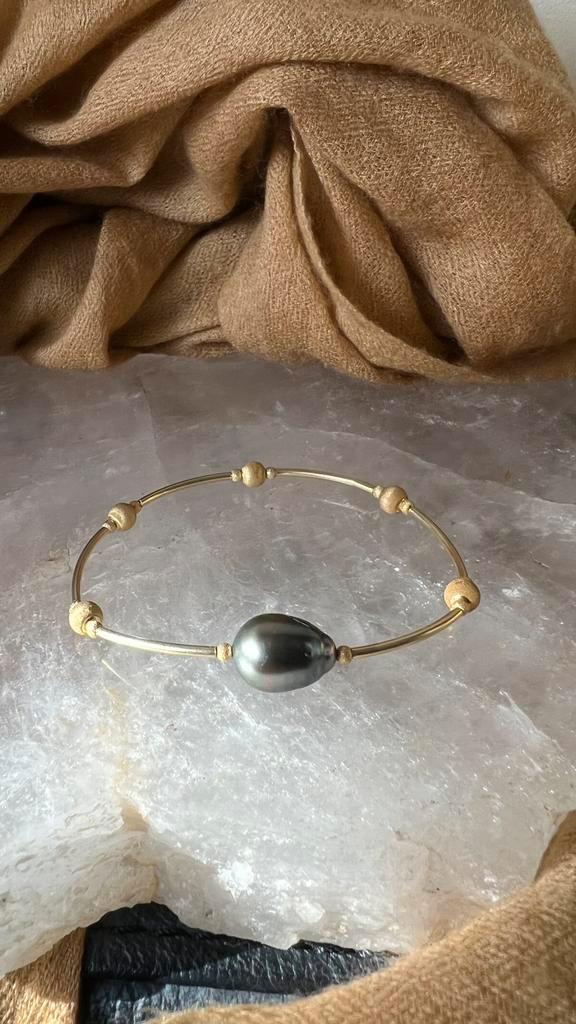 Tahiti zoutwater parel geluk beschermt powerful vrede uniek, Sieraden, Tassen en Uiterlijk, Armbanden, Nieuw, Zilver, Met bedels of kralen