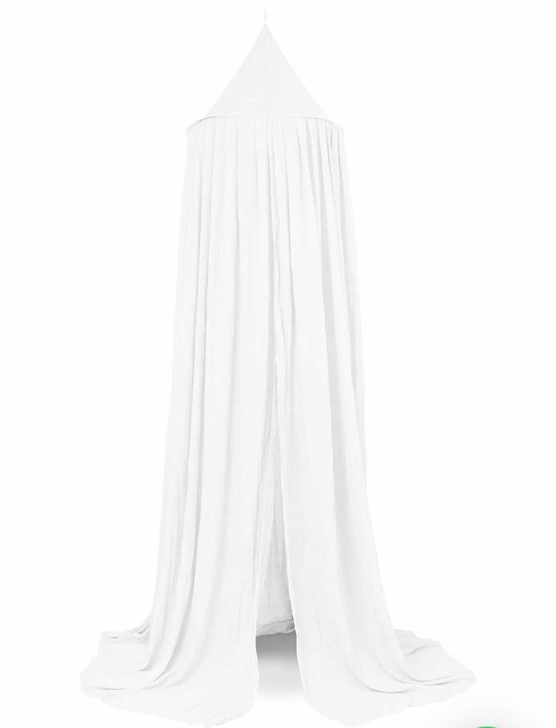 Nieuw Jollein klamboe met stok vintage wit, Ophalen, Zo goed als nieuw, Klamboe