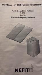 Nefit solarline pakket 2-110 zonneboiler, Doe-het-zelf en Verbouw, Ophalen, 100 liter of meer, Boiler, 6 t/m 10 jaar oud
