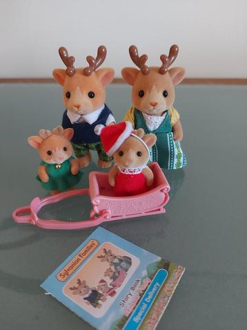 Sylvanian Families Rendier Familie met Slee beschikbaar voor biedingen