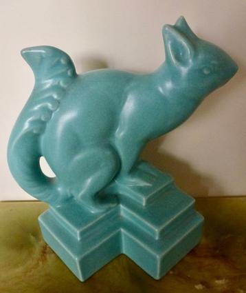 Louis Fontinelle - Art Deco - Cculptuur, Eekhoorn - 21 cm. beschikbaar voor biedingen
