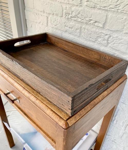 PTMD Home Collection: ongebruikt stevig houten dienblad., Huis en Inrichting, Woonaccessoires | Dienbladen, Nieuw, Hout, Rechthoekig