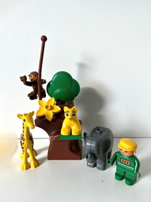 Lego Duplo - Dieren Safari Set met Verzorger, Kinderen en Baby's, Speelgoed | Duplo en Lego, Gebruikt, Duplo, Ophalen of Verzenden