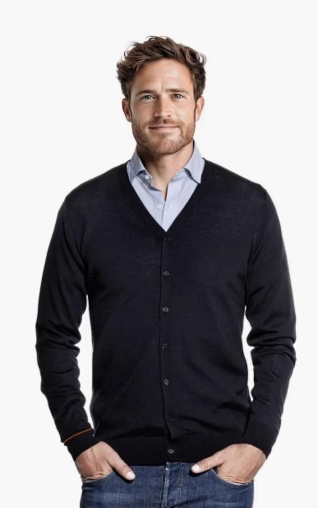 Joe Merino - vest - XL - donkerblauw - uitstekende staat, Kleding | Heren, Truien en Vesten, Blauw, Joe Merino, Maat 56/58 (XL)