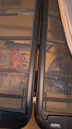 auping 2 p bed, 2 aparte spiralen, Ophalen, Verstelbaar, Zwart, Tweepersoons