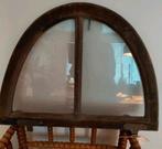 Half rond houten stalraampje, Ophalen of Verzenden