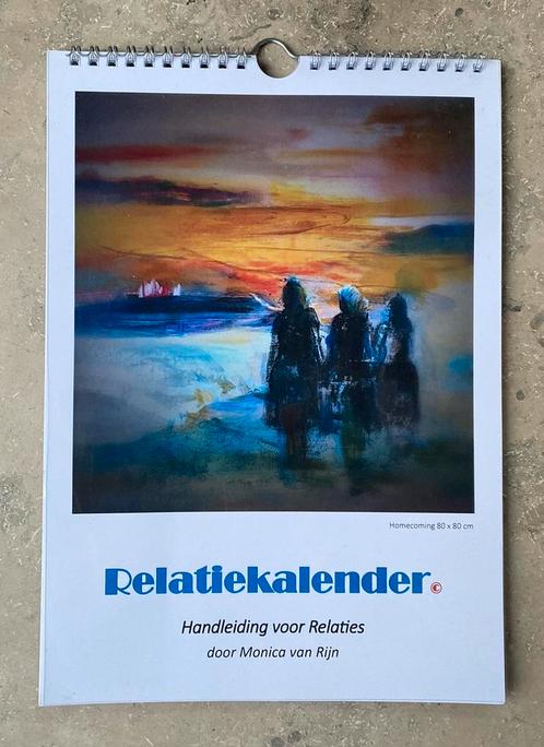Relatiekalender door Monica van Rijn, Diversen, Kalenders, Zo goed als nieuw, Maandkalender, Ophalen of Verzenden
