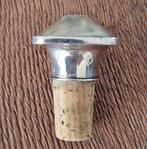 Zilveren sier kurk dop stopper voor fles, Antiek en Kunst, Ophalen of Verzenden