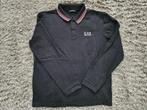 EA7 Emporio Armani Poloshirt Zwart maat L, Emporio Armani, Maat 52/54 (L), Verzenden, Zwart