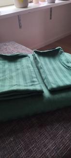 PRESENCE DEKBEDOVERTREK SATIJNSTREEP DONKERGR2 PERS 200X230, Dekbedovertrek, Tweepersoons, Ophalen of Verzenden, Zo goed als nieuw