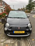 Fiat 500C Sport 1.0 70pk Hybrid 2022 Zwart, Auto's, Voorwielaandrijving, Parkeersensor, Zwart, 4 stoelen
