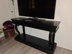 Rofra sidetable zwart 150 x 45 cm, Ophalen, 100 tot 150 cm, Zo goed als nieuw, 25 tot 50 cm